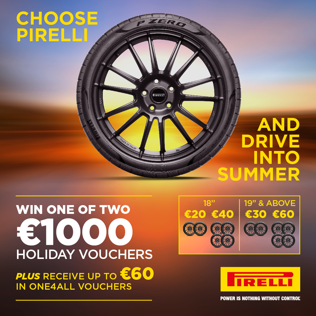 BUY PIRELLI TYRES AND RECEIVE UP TO £60